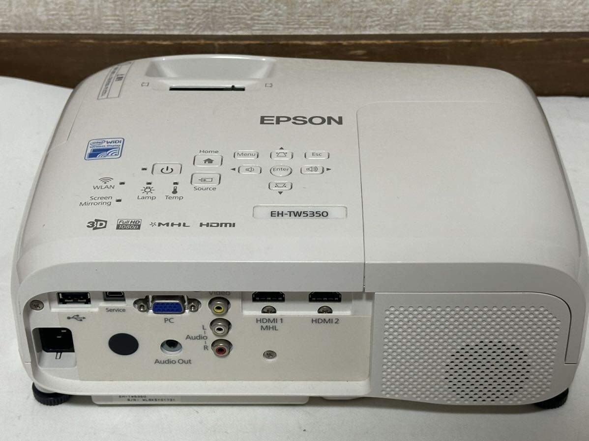 EPSON プロジェクター 80型スクリーン付 EPSON EH-TW5350 