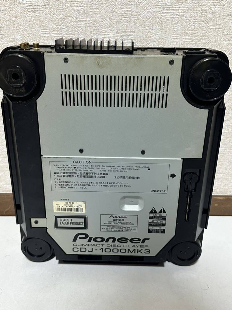 ジャンク品 Pioneer CDJ-1000 MK3 パイオニア 通電確認のみ 01 ジャンク品 Pioneer CDJ-1000 MK3 パイオニア 通電確認のみ 01