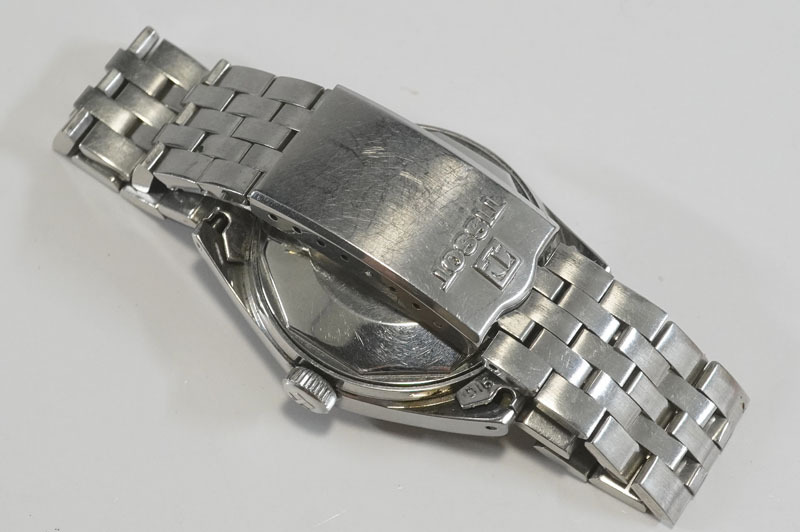 1円~【326】実働 TISSOT／ティソ VISODATE SEASTAR／シースター  PR516 自動巻き メンズ デイト 正規品ベルト 腕時計の画像5