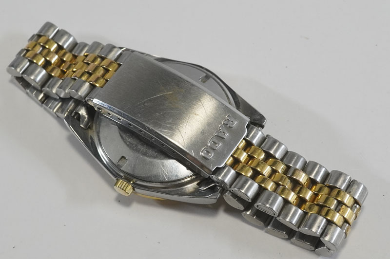 1円~【335】RADO／ラドー 636.4002.4K 自動巻き ポイジャー デイデイト メンズ 正規品ベルト 腕時計 の画像5