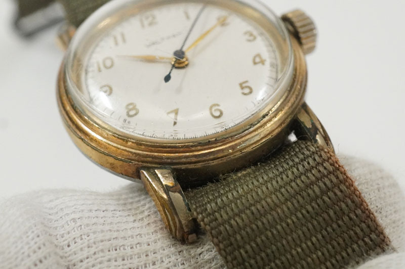 1円~【410】実働 WALTHAM／ウォルサム 手巻き ゴールド メンズ 腕時計 アンティーク の画像8