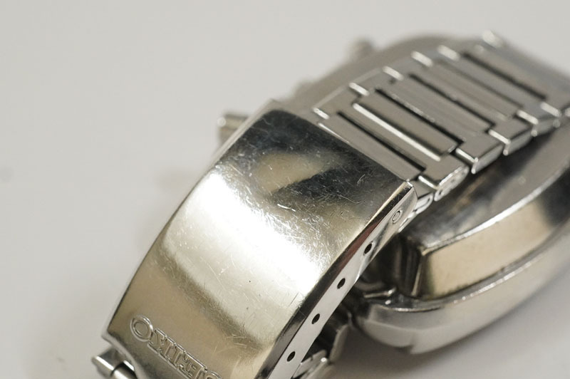 1円~【411】実働 SEIKO／セイコー MONACO CHRONOGRAPH AUTOMTIC 7016-50005 自動巻き デイデイト 純正ベルト メンズ 腕時計の画像9