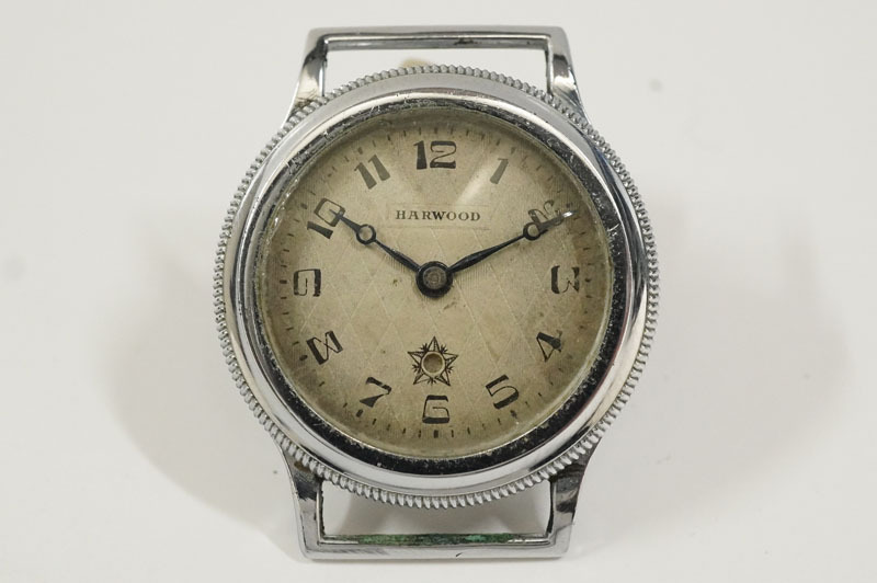 1円~【430】HARWOOD／ジョン・ハーウッド 自動巻き レディース 腕時計 アンティーク ビンテージ イギリスの画像2