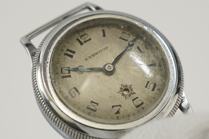 1円~【430】HARWOOD／ジョン・ハーウッド 自動巻き レディース 腕時計 アンティーク ビンテージ イギリスの画像5