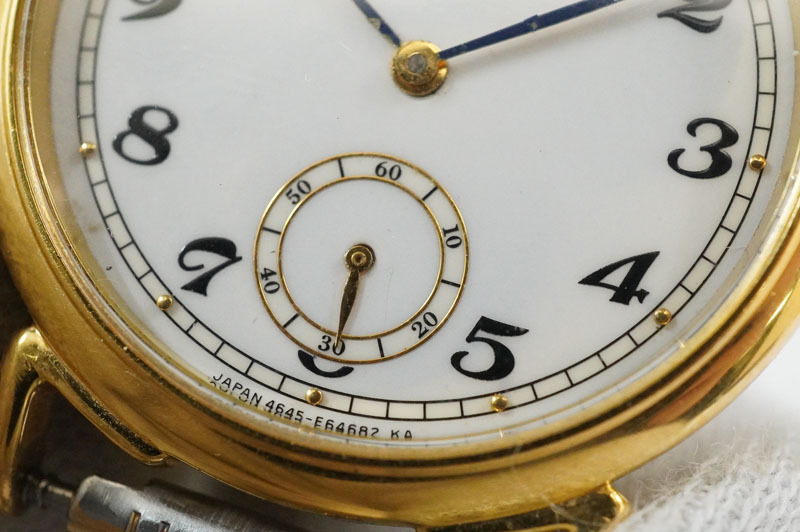 1円~【440】CITIZEN／シチズン 【金無垢 K18 58.36g】 4645-E64682　LA MER　クオーツ　ボーイズ　ユニセックス　腕時計