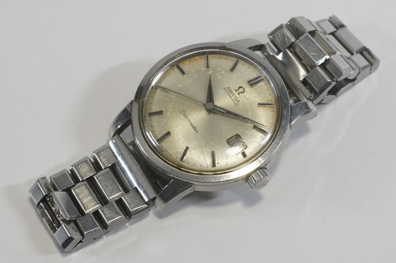 1円~【504】実働　OMEGA／オメガ　Seamaster／シーマスター　自動巻き　メンズ　デイト　腕時計　ビンテージ_画像4