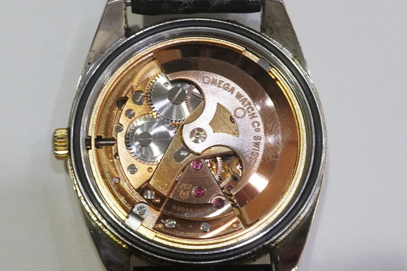1円~【609】実働 OMEGA／オメガ 166.032 Seamaster／シーマスター 自動巻き メンズ 24JEWELS 腕時計 アンティークの画像7
