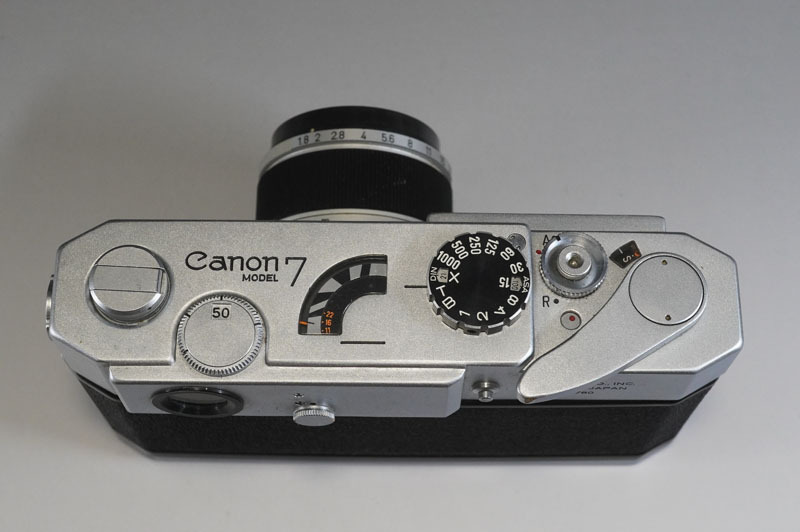 1円~【576】Canon／キャノン Canon７ ／LENDS CANON LENS 50mm 1:1.8の画像4