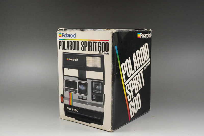 1円~【625】Polaroid/ポラロイド　POLAROID SPIRIT600　ストロボ内蔵　箱付き