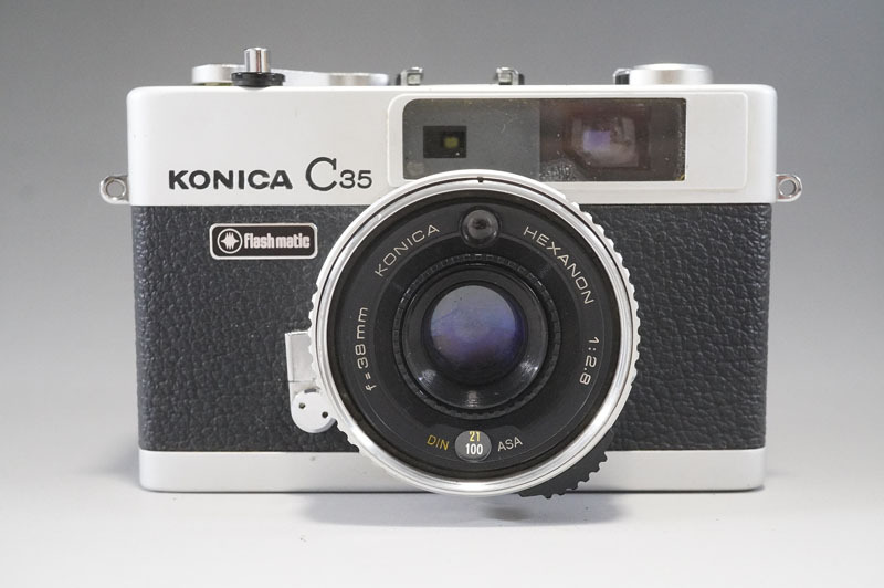 1円~【632】KONICA／コニカ C35 ／LENDS KONICA HEXANON 1:2.8 f=38mmの画像2