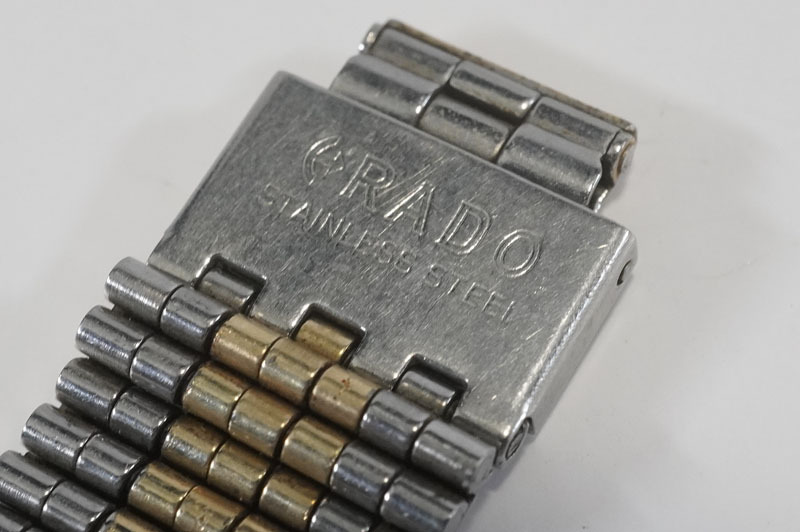 1円~【666】実働　RADO／ラドー　BALBOA V　自動巻き　デイト　カットガラス　純正ベルト　メンズ　腕時計_画像10