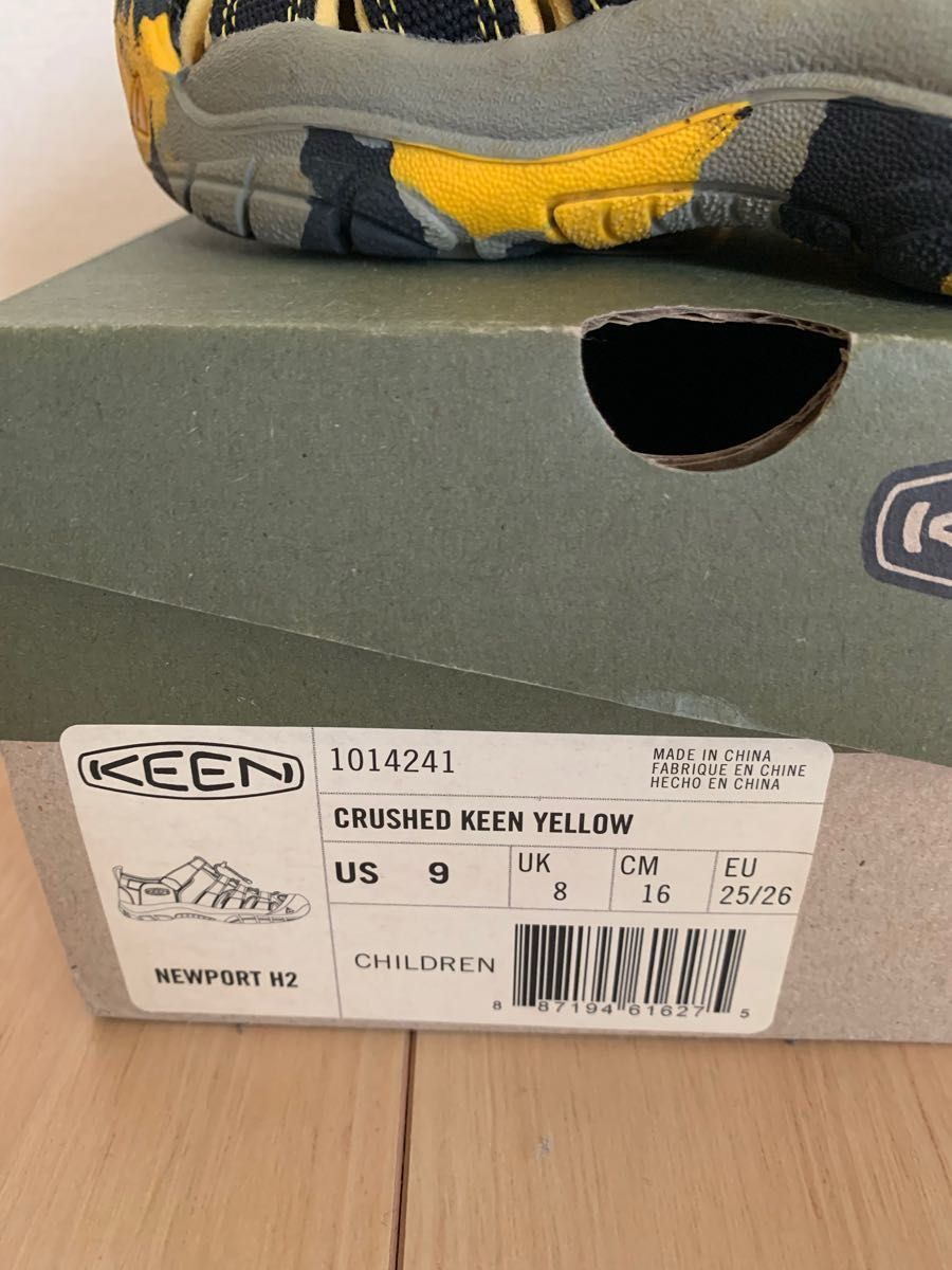 keen キーンNEWPORT H2ニューポート水陸両用サンダル16cm