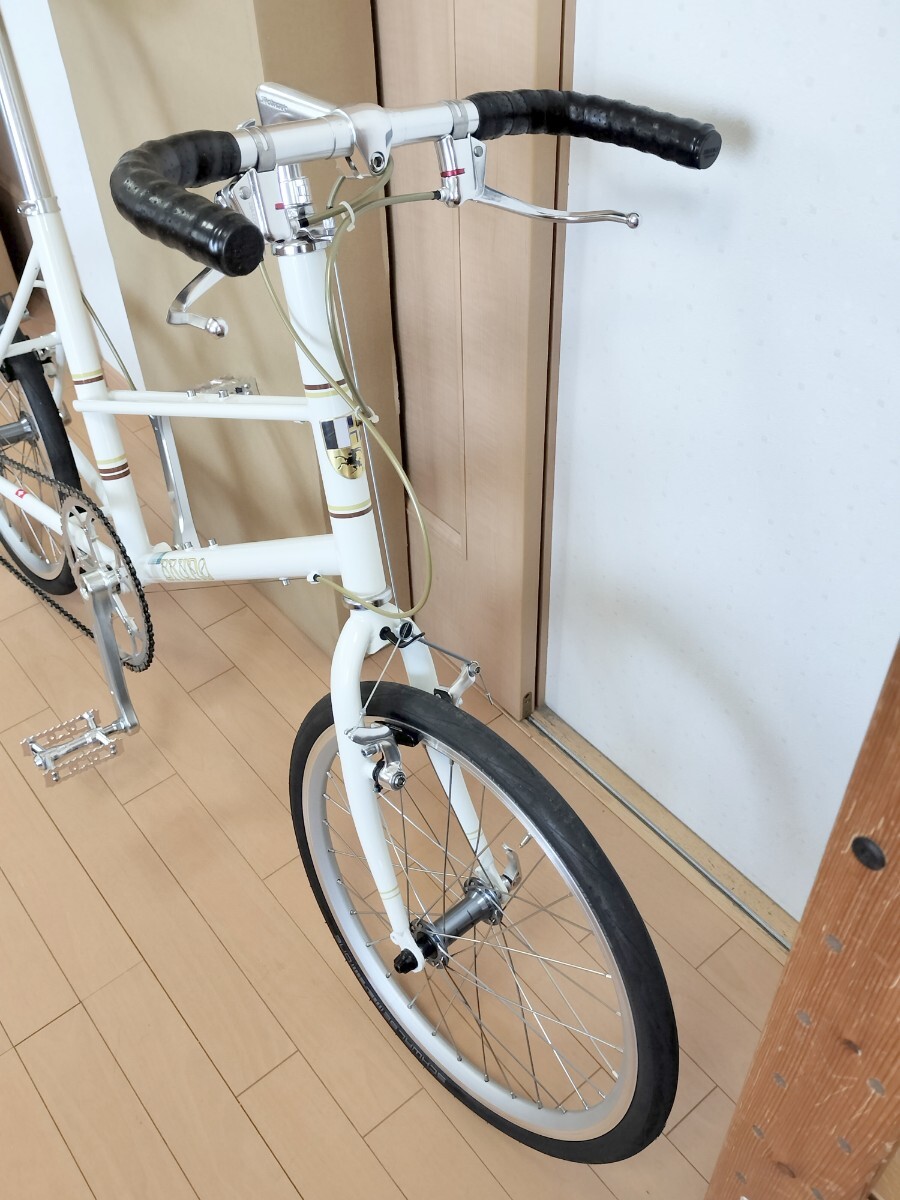 Bruno Mixte WARM WHITE 2023年9月に箱入り新車で購入後フルカスタマイズ、テストライド程度の完全室内保管新品同様無傷。の画像5