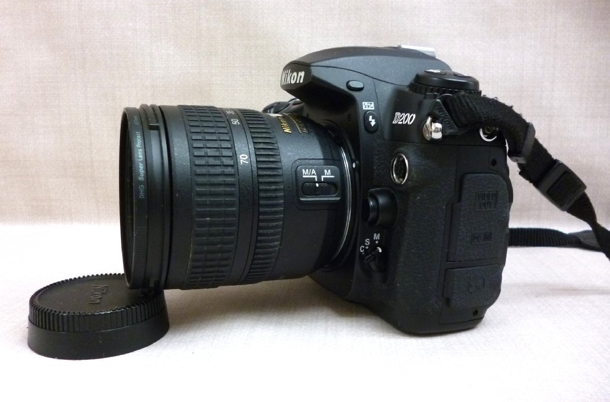 【大黒屋】中古 Nikon ニコン D200 レンズ Nikon DX AF-S NIKKOR 18-70mm 1:3.5-4.5G ED 一眼レフの画像2