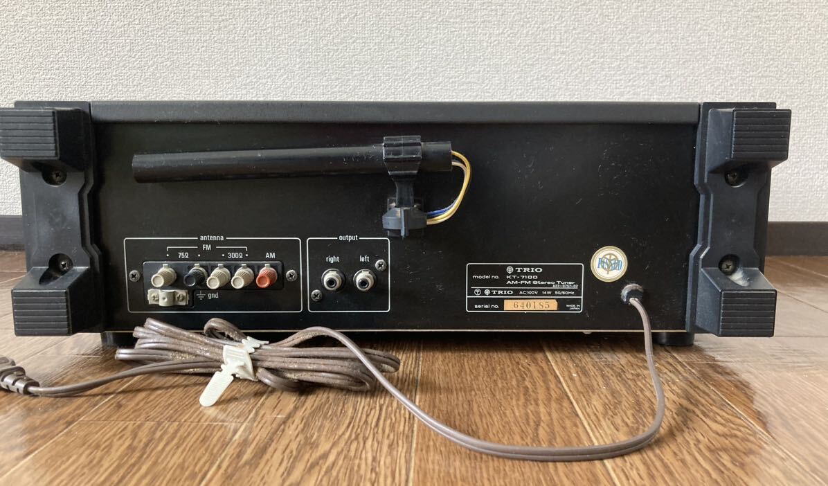  present condition goods electrification has confirmed TRIO Trio KT-7100 FM/AM tuner radio 
