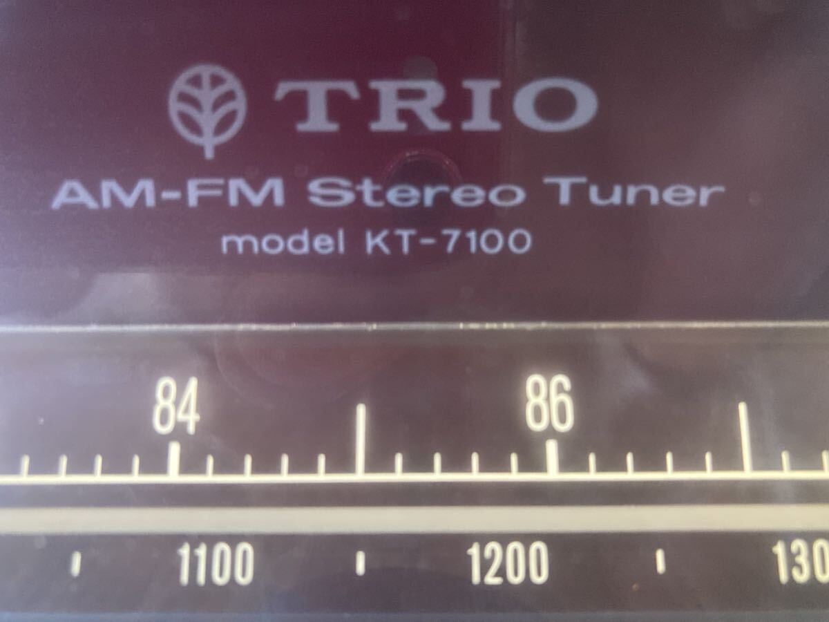  present condition goods electrification has confirmed TRIO Trio KT-7100 FM/AM tuner radio 