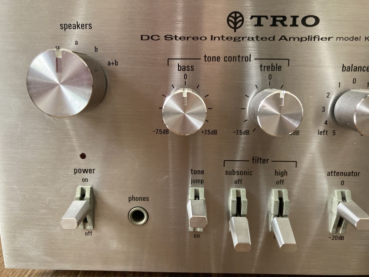 現状品 TRIO トリオ KA-7100D プリメインアンプ 中古 アンプ インテグレーテッドアンプの画像6