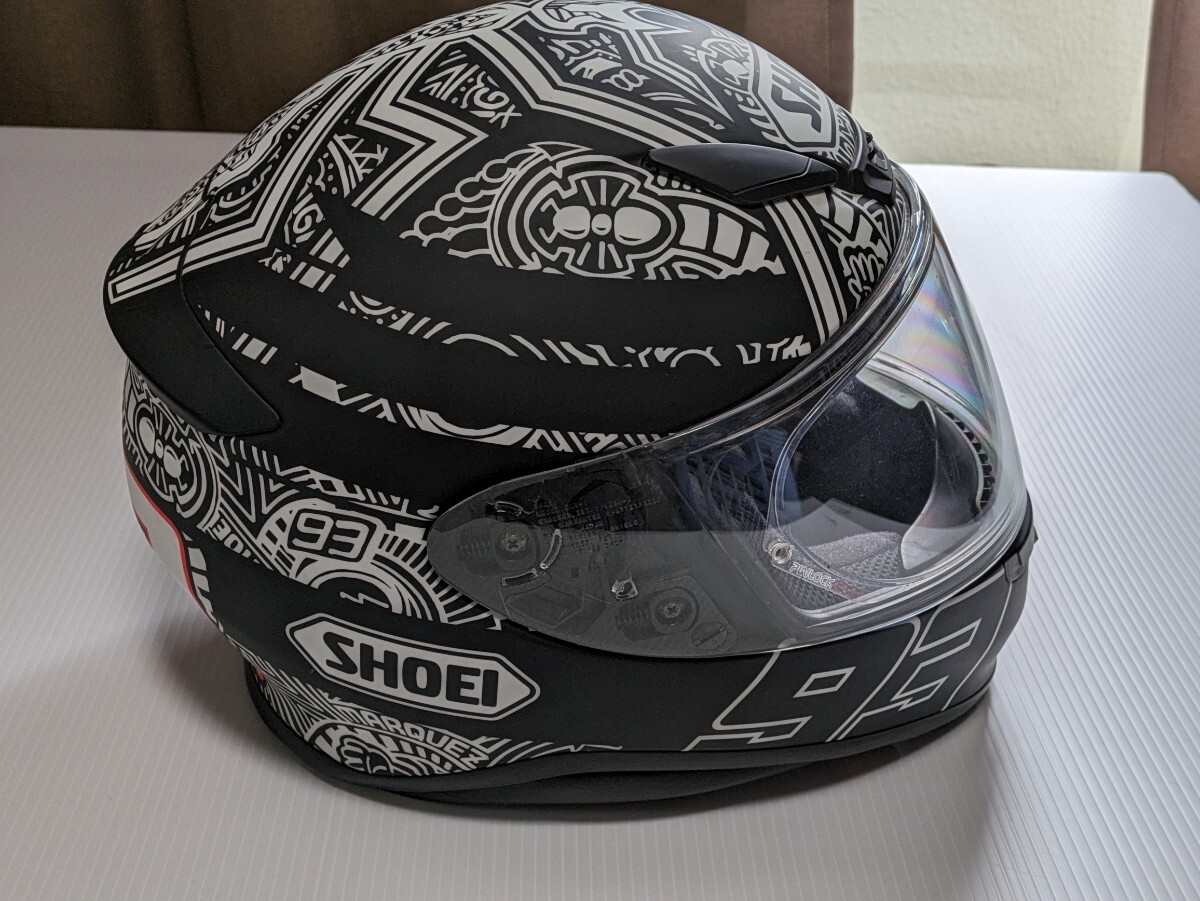 SHOEI ショウエイ Z-7 マルケス デジ アント フルフェイス ヘルメット Lサイズの画像3