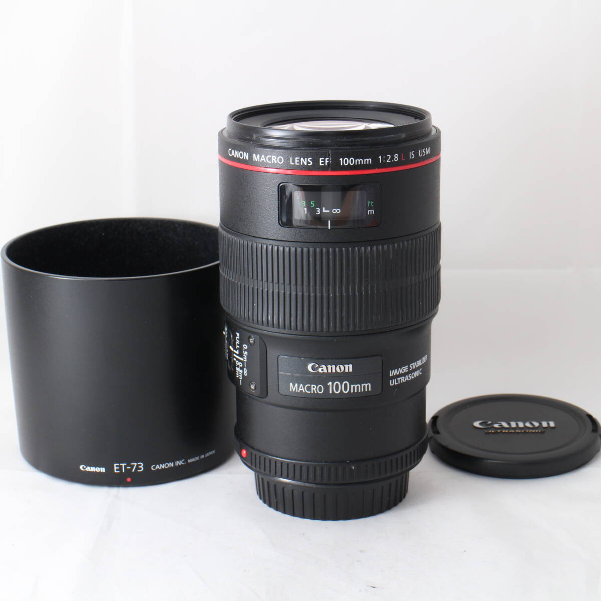 ☆実用品☆ キヤノン Canon 単焦点マクロレンズ キヤノン EFマウント EF100mm F2.8L マクロ IS USM フルサイズ対応 #2067の画像1