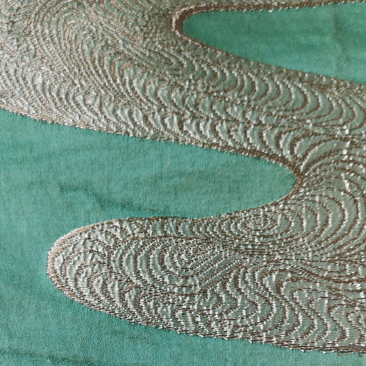 着物帯ほどき  正絹  ペパーミントグリーン  29×202 正絹 着物 リメイク