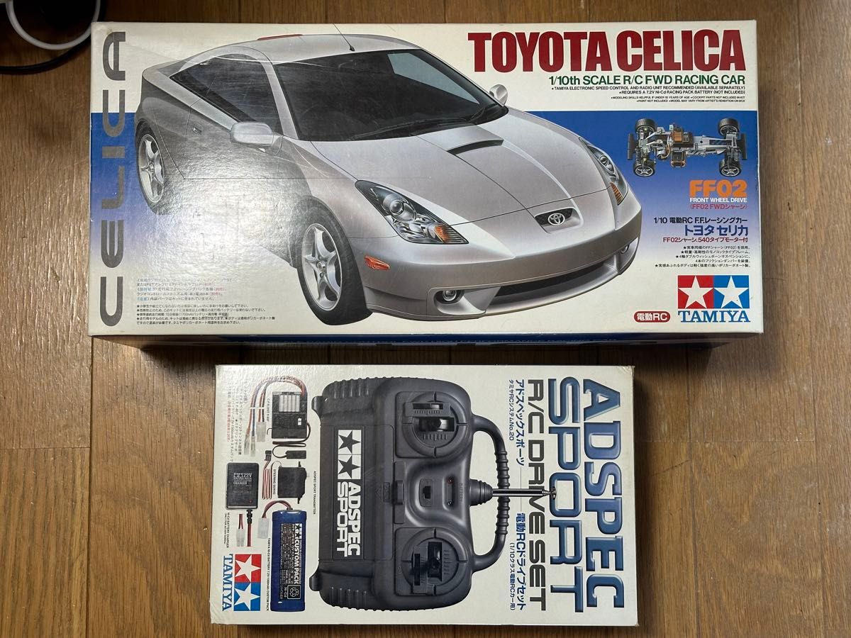 タミヤ 1/10 電動RCカー トヨタ セリカ 組立済 & アドスペックスポーツ 電動RCドライブセット