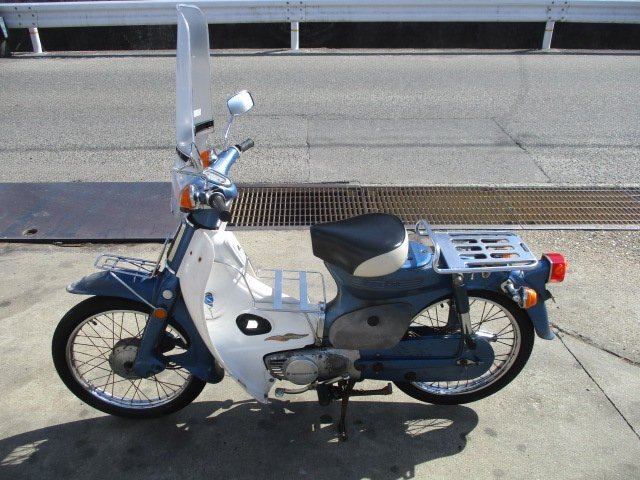 ▲9800▲ホンダ　スーパーカブ50　C50　ブルー　実働　愛知_画像2