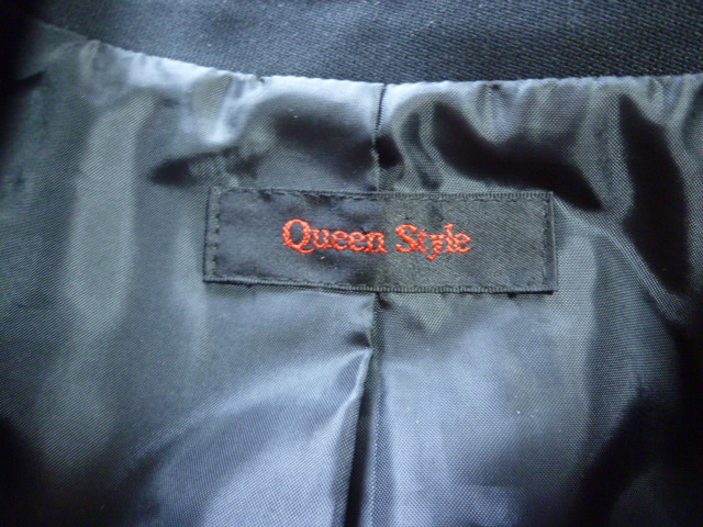 Queen Style クイーンスタイル ブラックフォーマル 礼服 冠婚葬祭 アンサンブル ワンピースと上着 セット 13号 喪服 訳有_画像5