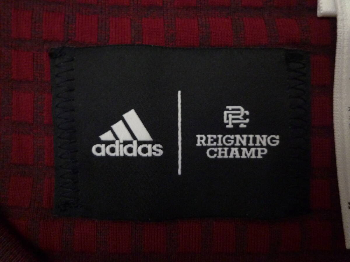  Adidas × Ray person g Champ adidas×REIGNING CHAMP collaboration long sleeve shirt . fat L size 