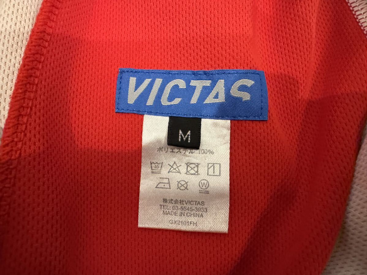 爆安 VICTAS 卓球 ゲームシャツ 上下セット M ユニフォーム V-GS220 パンツ ホーム 張本 JOOLAjuicNittakuandroButterfryMIZUNOYasakaTSP_画像8