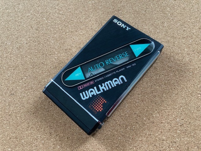 美品 SONY ウォークマン Walkman WM-102 ブラック WM-101改良モデル_画像1