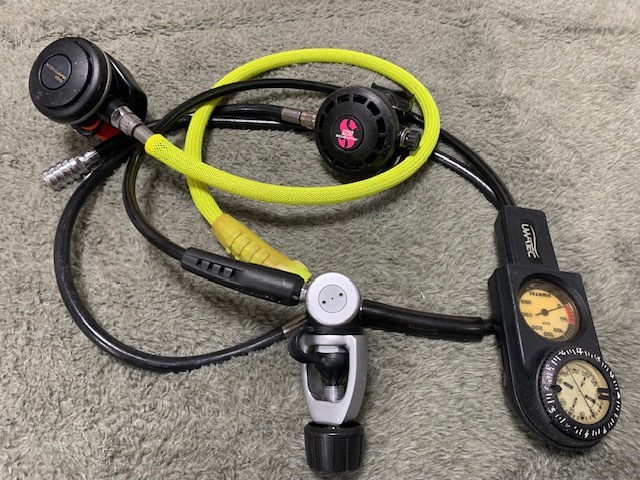 TUSA ツサ スキューバープロ レギュレーター ホース ダイビング 残圧計 TUSA ツサ スキューバープロ レギュレーター ホース ダイビング 残圧計