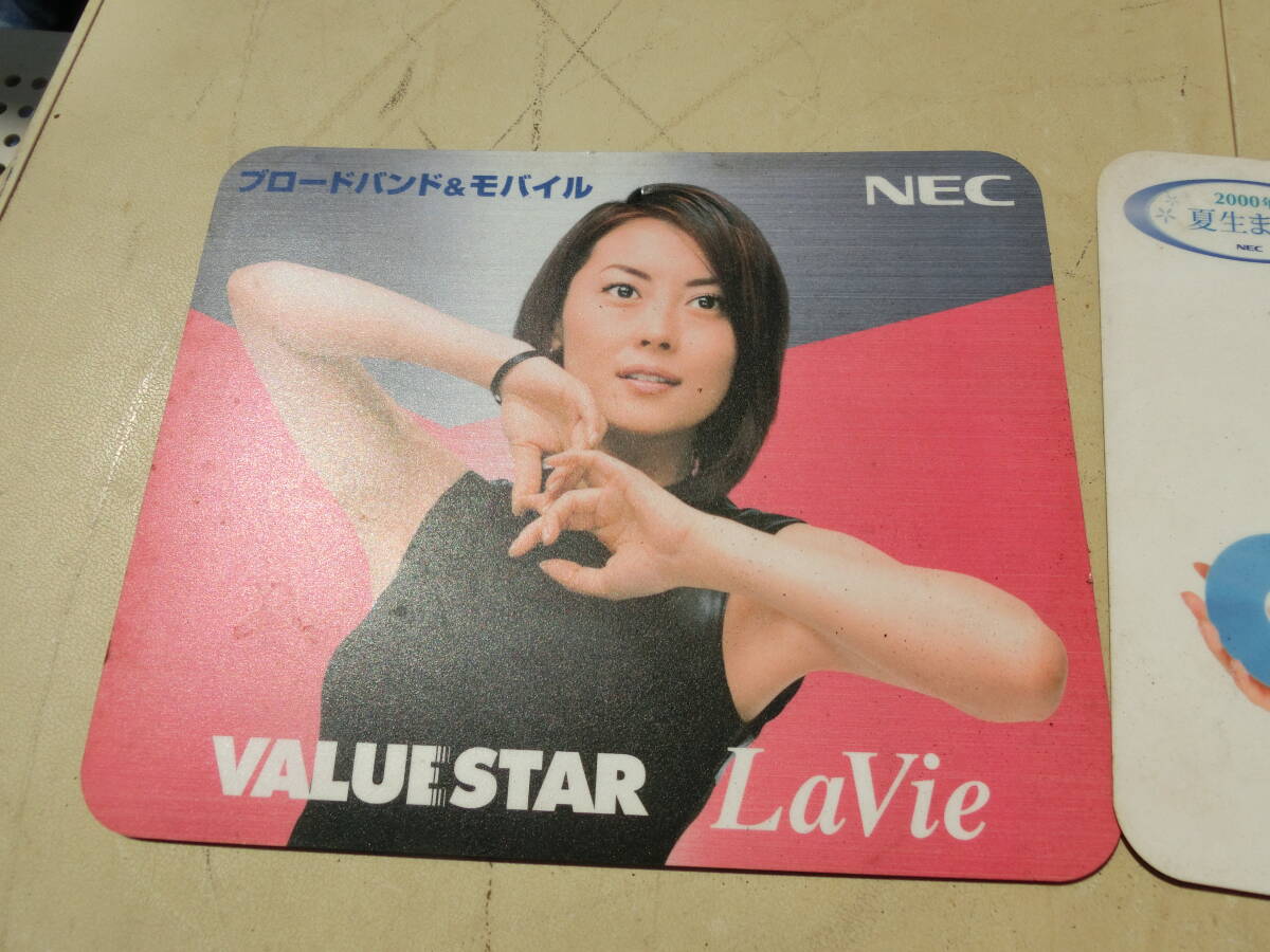 【1円～】中山美穂 マウスパッド 3点セット VALUESTAR Lavie NEC 中古品の画像5