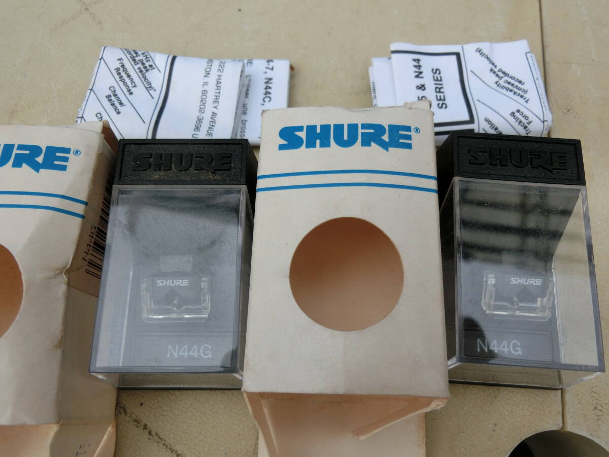 【2点セット】SHURE N44G シュアー ステレオ ダイナテイック スタイラス 