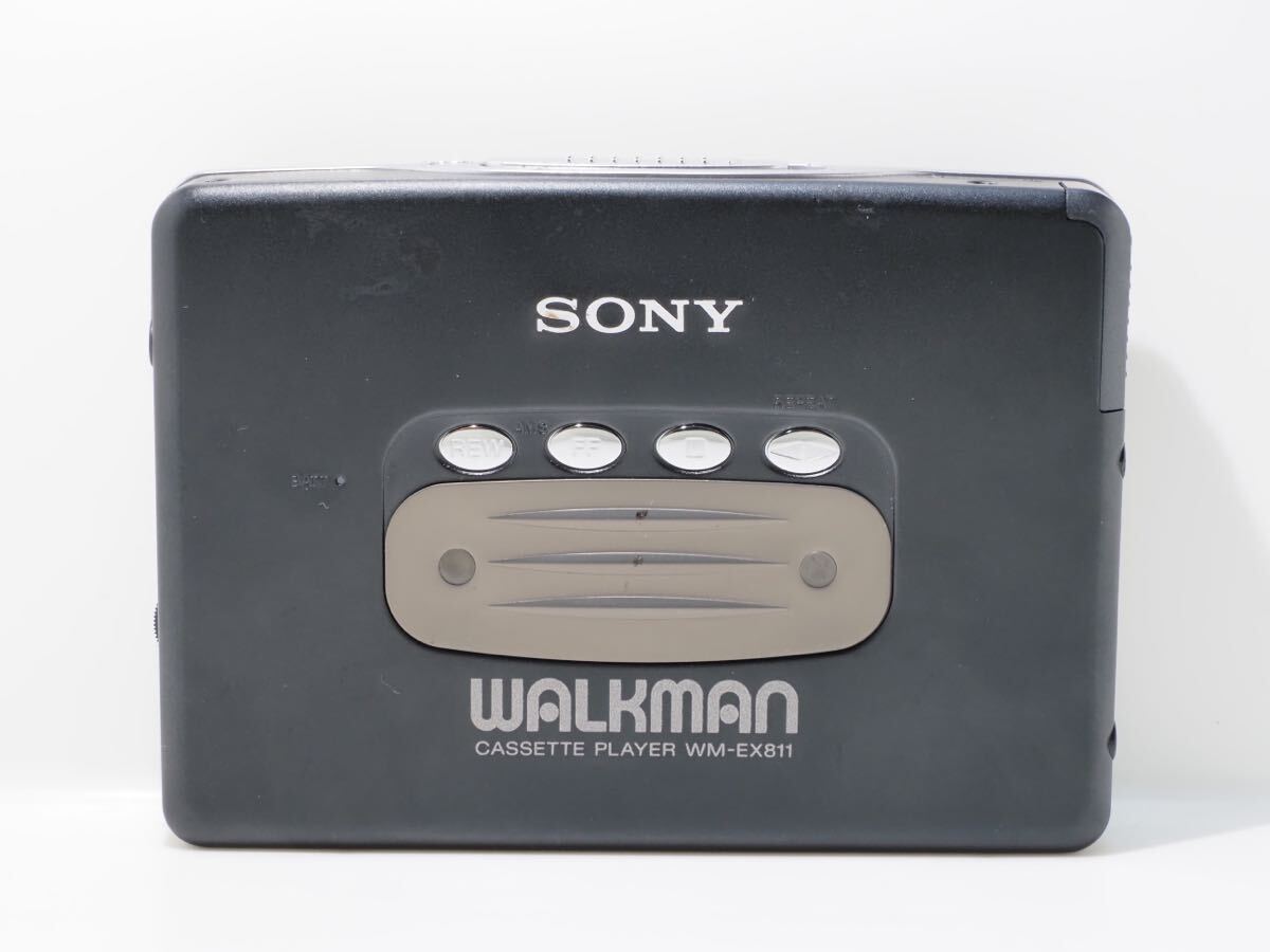 SONY WALKMAN WM-EX811 ブラック 動作未チェック ジャンクの画像1