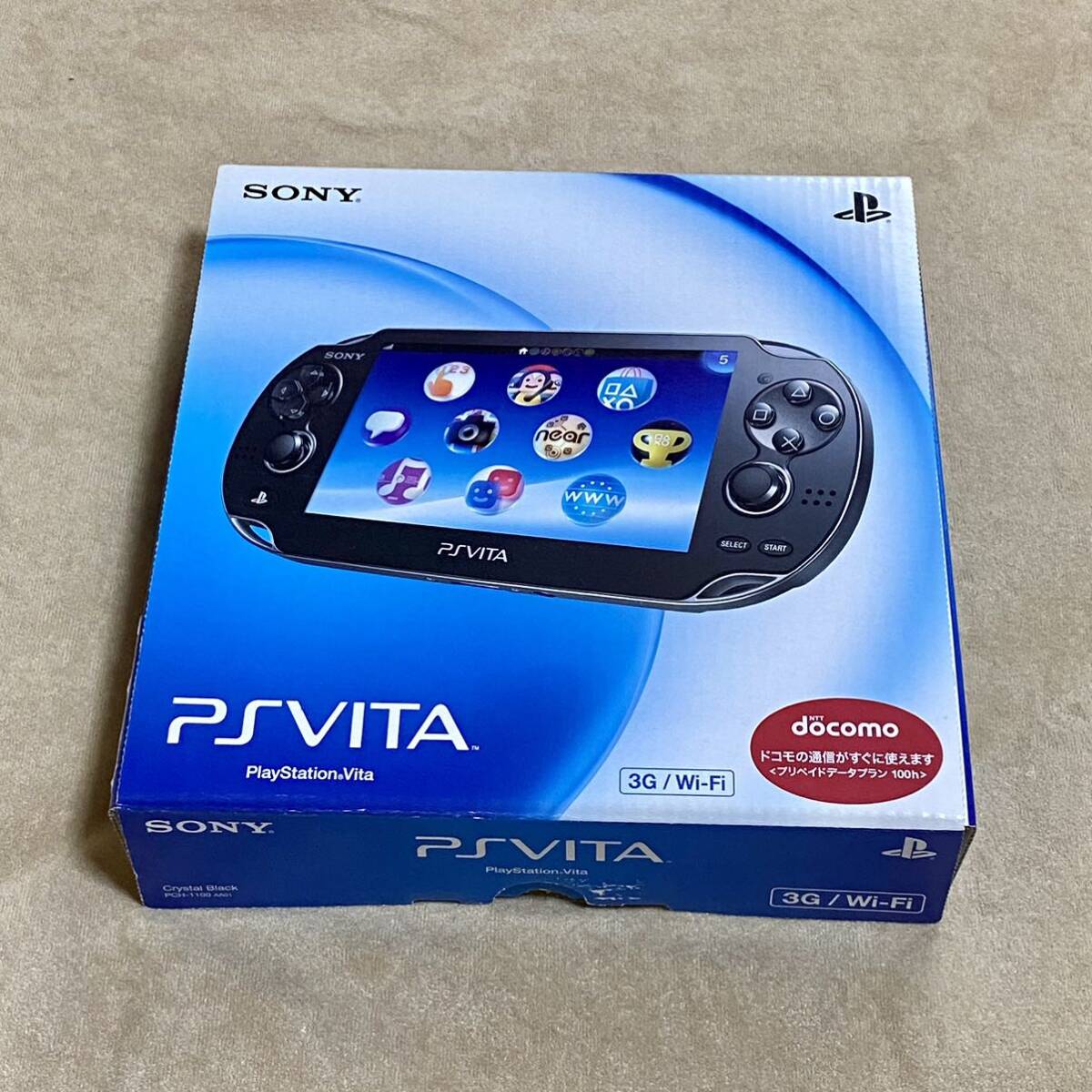 １円〜 中古 SONY PSVITA 3G/Wi-Fiモデル PCH-1100 AA01 メモリーカード付き PlayStationVita ソニー プレイステーションヴィータ_画像2