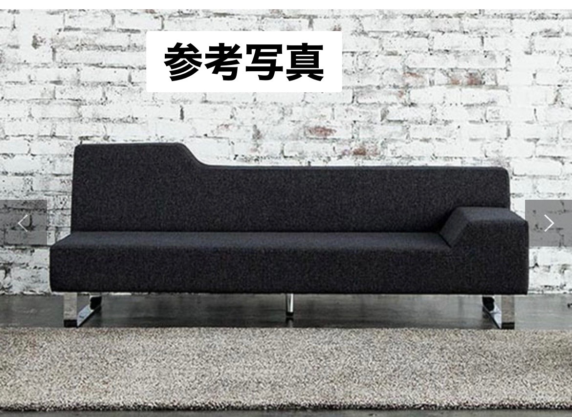 SIESTA ONE ARM SOFA　フランネル　シエスタ 3人掛け片肘ソファ_画像3