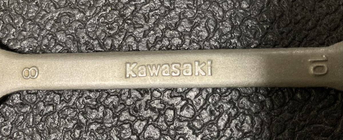 カワサキ車載工具 スパナ5本セット KAWASAKI 男カワサキの画像4