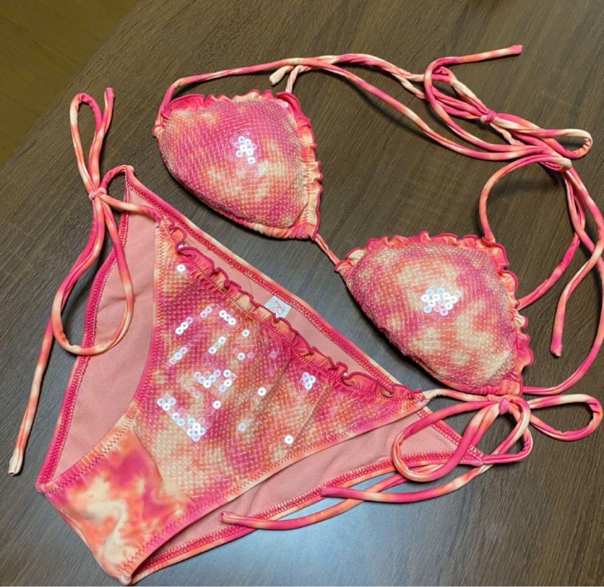 Ravijour ラヴィジュール 水着 ビキニ タイダイ柄 水着 FREEサイズ