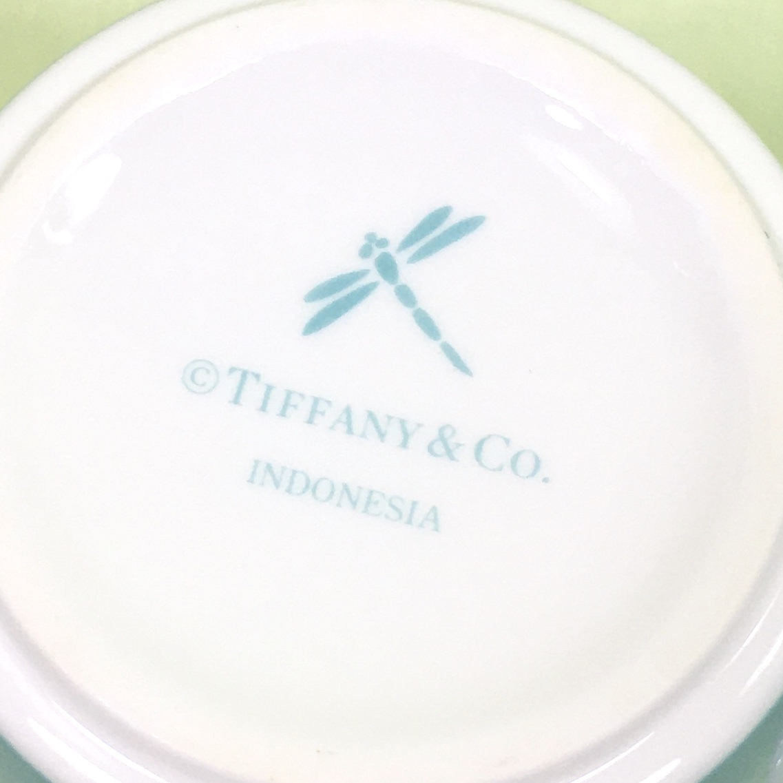 ＊TIFFANY&Co. ペア マグカップ 2個セット ブルーリボン ペアカップ 食器 洋食器 ティファニー _画像5