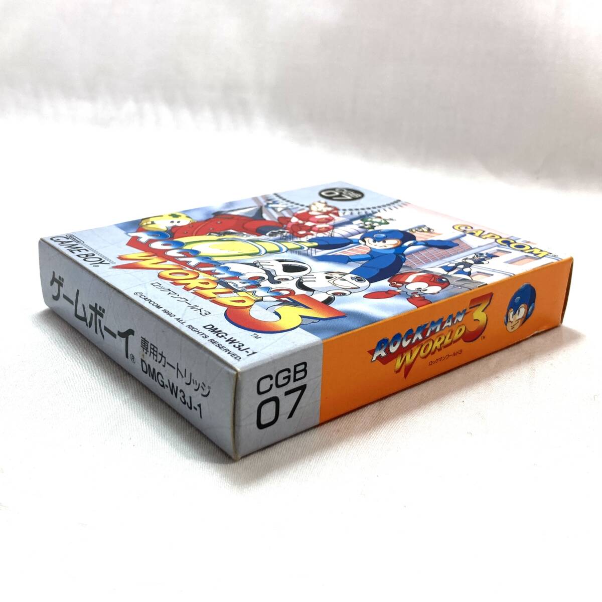 ＊Nintendo GAME BOY ロックマンワールド3 空箱 ゲームボーイ ソフト 当時物 カプコン ROCKMAN WORLD3 任天堂 CAPCOM_画像4