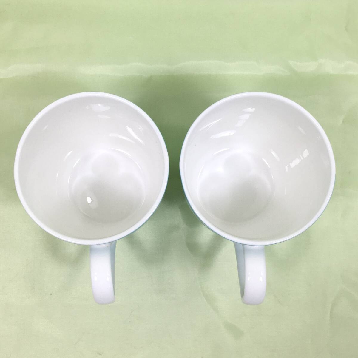 ＊TIFFANY&Co. ペア マグカップ 2個セット ブルーリボン ペアカップ 食器 洋食器 ティファニー の画像3