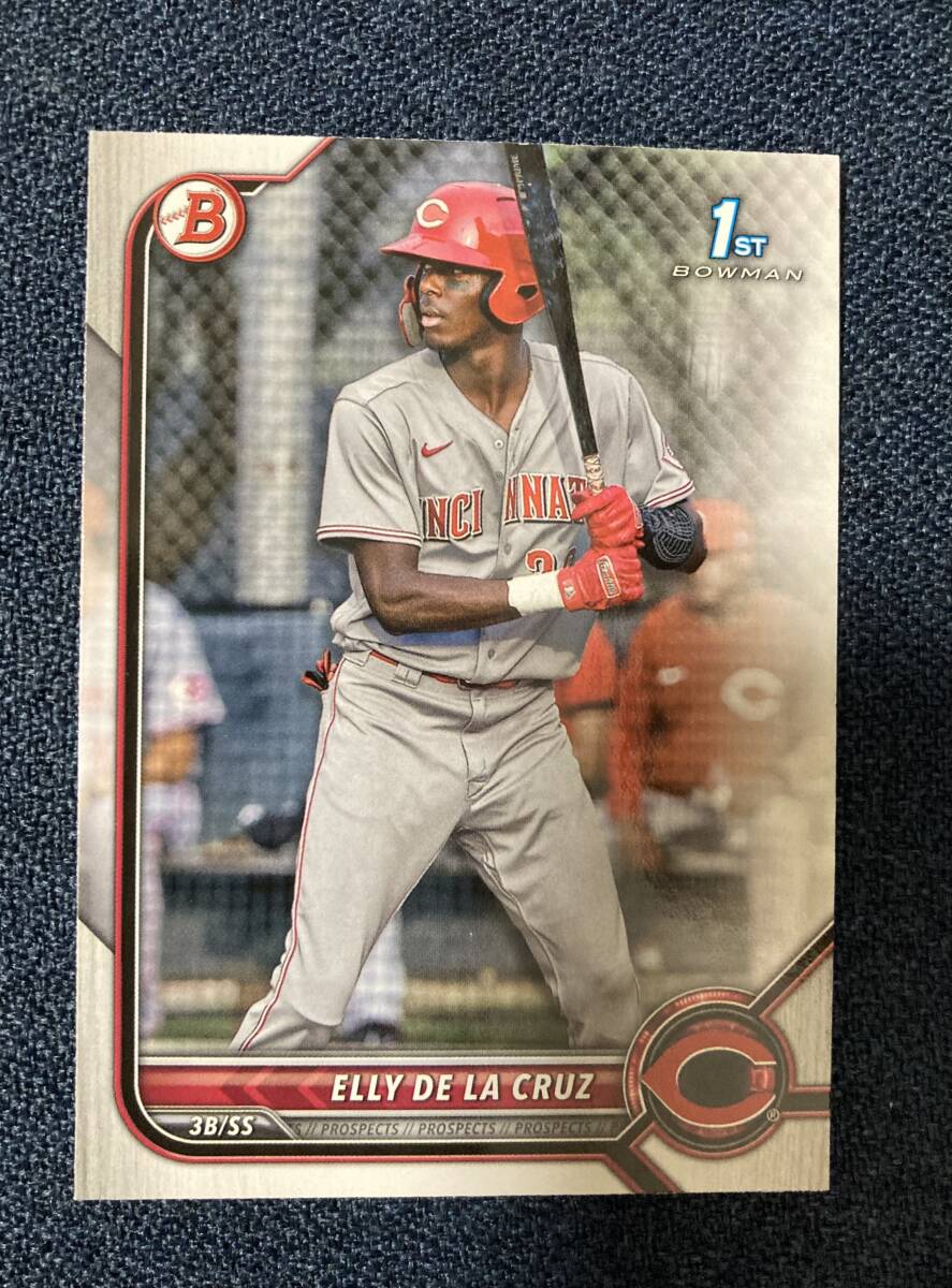 Elly De La Cruz 2022 bowman chrome mojo refractor 1st bowman RC 2枚セット!!の画像4