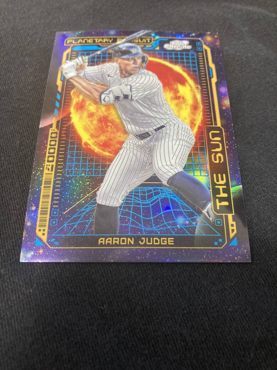 Aaron Judge 2023 Topps Cosmic Chrome Planetary Pursuit Sun / 大谷翔平 refractor AUTOの画像3