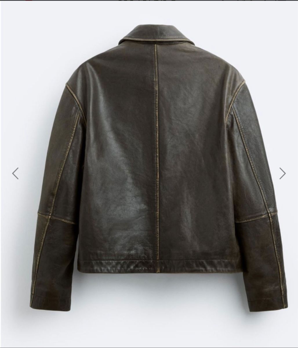 新品タグ ZARA ヴィンテージエフェクトジャケッレザージャケット 新品タグ ZARA ヴィンテージエフェクトジャケッレザージャケット