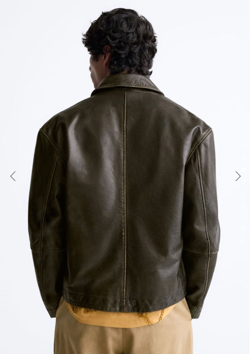 新品タグ ZARA ヴィンテージエフェクトジャケッレザージャケット 新品タグ ZARA ヴィンテージエフェクトジャケッレザージャケット