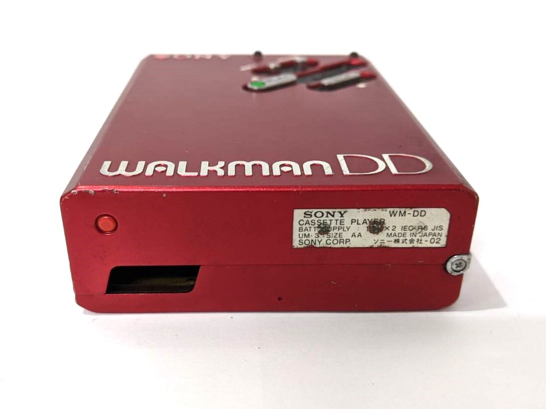 【5038】SONY ソニー WALKMAN DD ウォークマン ポータブルカセットプレイヤー WM-DD オーディオ 昭和レトロの画像4