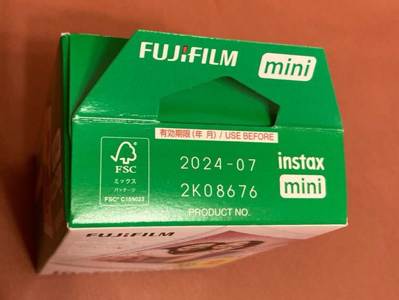 未使用 富士フィルム チェキ instax mini フィルム 10枚×2セット インスタックスミニ 富士フィルム 新品の画像4