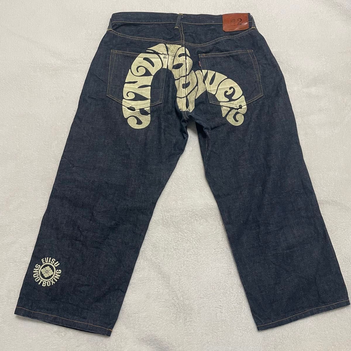 EVISU エヴィス 2001 no2 ビックカモメ 黄耳 デニム mighty EVISU エヴィス 2001 no2 ビックカモメ 黄耳 デニム mighty