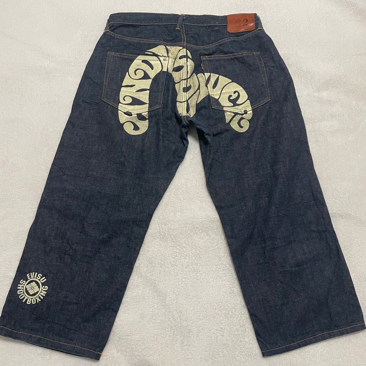 EVISU エヴィス 2001 no2 ビックカモメ 黄耳 デニム mighty EVISU エヴィス 2001 no2 ビックカモメ 黄耳 デニム mighty