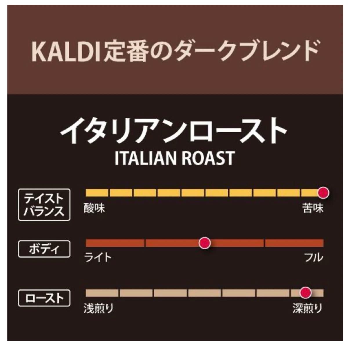 カルディ KALDI イタリアンロースト　アイスブレンド　アイスコーヒー　3袋 コーヒー　コーヒー豆　深煎り